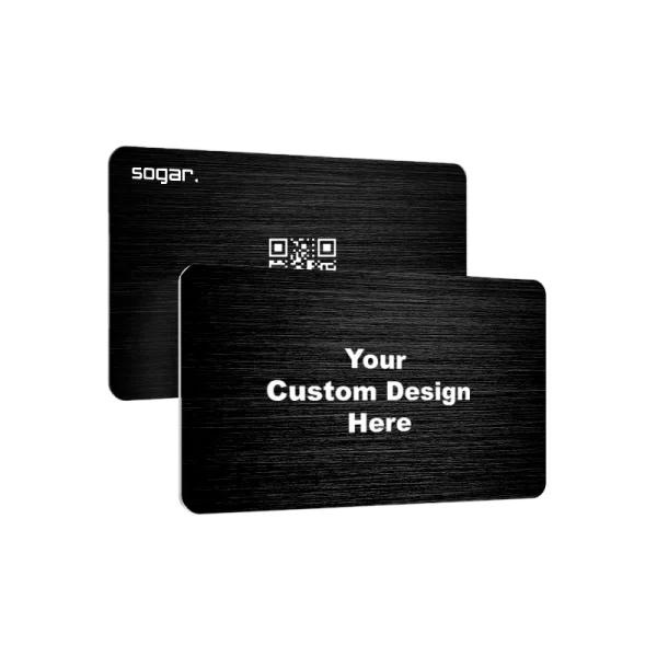black metal NFC card